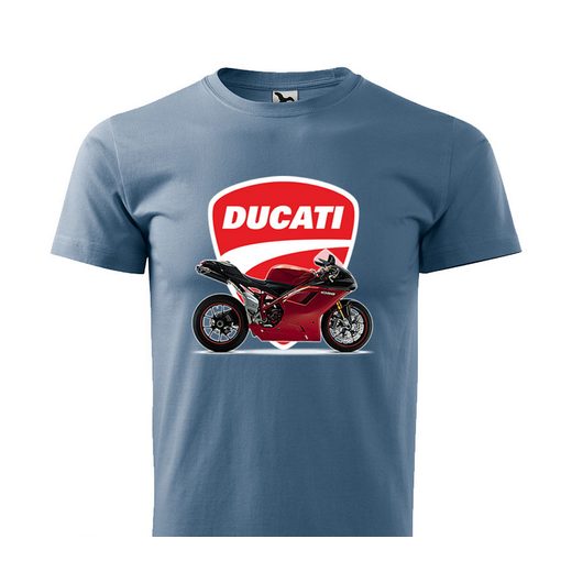 PÁNSKÉ TRIKO S MOTIVEM DUCATI 1098 - DENIM