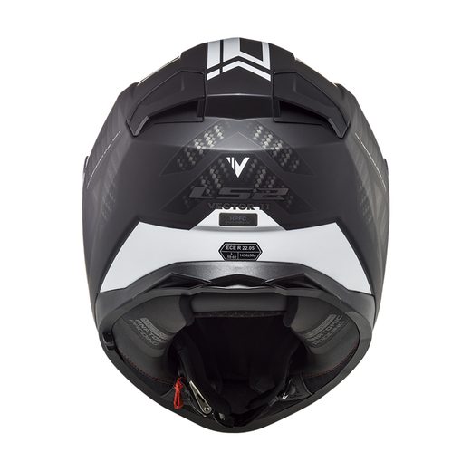 LS2 FF811 VECTOR II SPLITTER BLACK WHITE-06