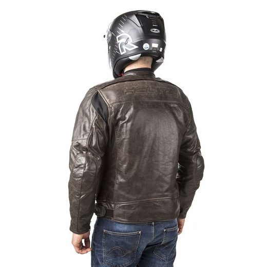 KOŽENÁ AIRBAGOVÁ BUNDA HELITE ROADSTER HNĚDÁ