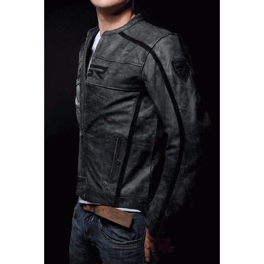 KOŽENÁ BUNDA NA MOTORKU 4SR BOBBER