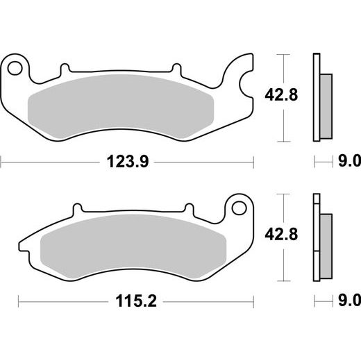BRZDOVÉ DESTIČKY BREMBO 07GR96CC CC ROAD