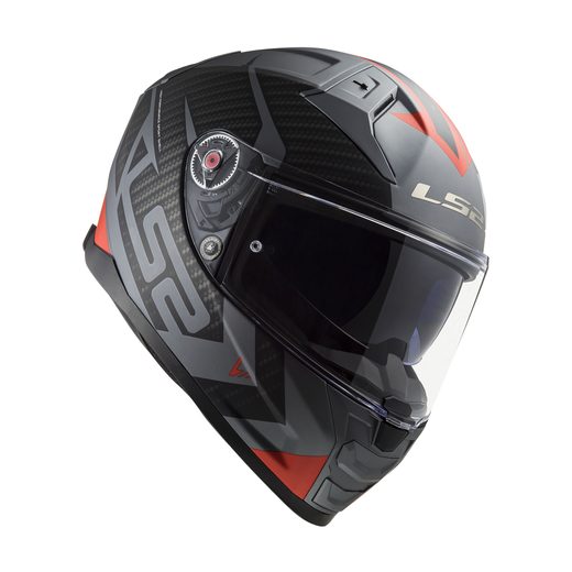 LS2 FF811 VECTOR II SPLITTER MATT TITANIUM RED-06