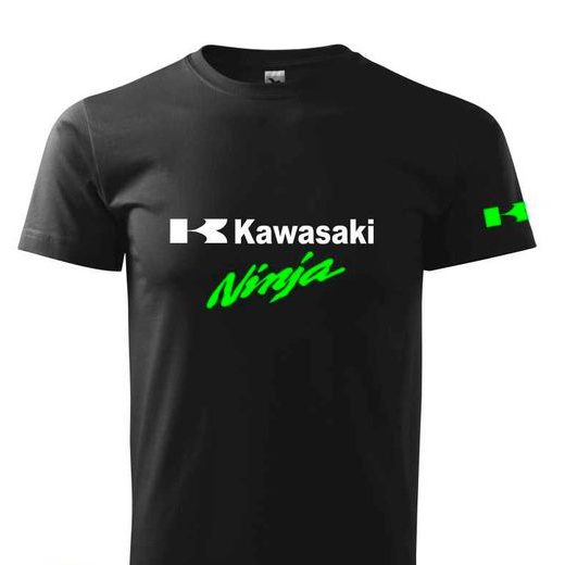 PÁNSKÉ TRIKO S MOTIVEM KAWASAKI NINJA 1 - ČERNÉ