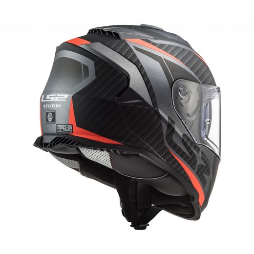 LS2 FF800 STORM II RACER MATT TITANIUM ORANGE-06