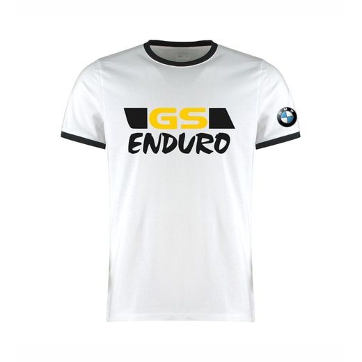 PÁNSKÉ TRIKO S MOTIVEM BMW GS ENDURO - BÍLÉ