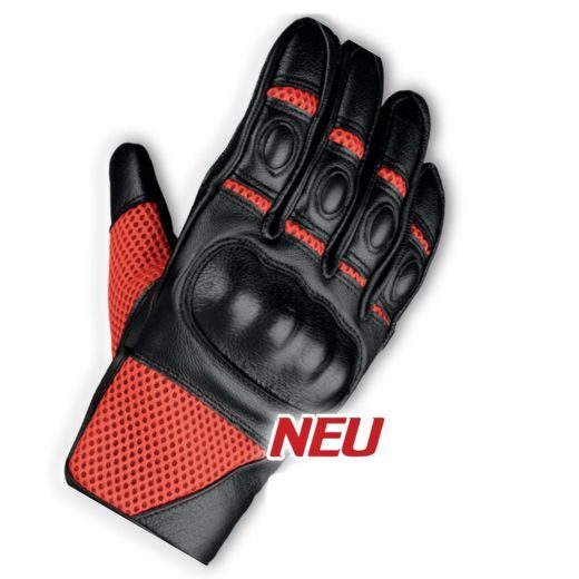 RUKAVICE NA MOTORKU NERVE NEW SPORTY RED