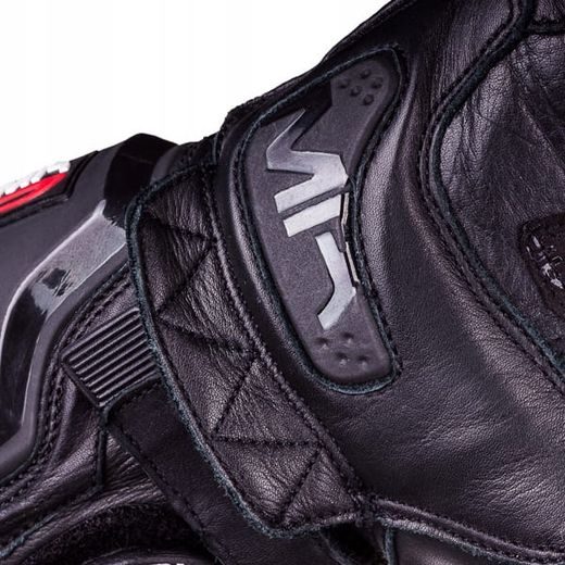 WOLF RAIDEN RED KOŽENÉ SPORTOVNÍ RUKAVICE NA MOTORKU
