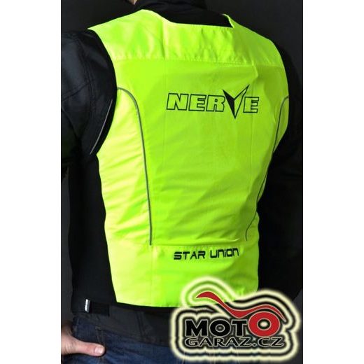 REFLEXNÍ VESTA NA MOTORKU NERVE UNION STAR