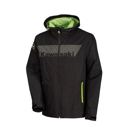 PÁNSKÁ SPORTOVNÍ VĚTROVKA S KAPUCÍ KAWASAKI 2026