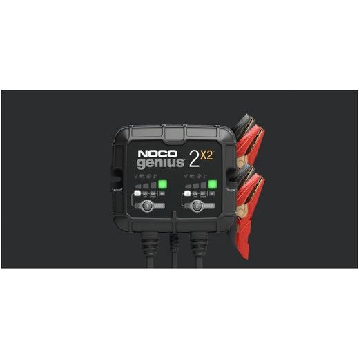 NABÍJEČKA PRO NABÍJENÍ 2 BATERIÍ NOCO 2X2, 6/12 V, 2-40 AH, 2 A