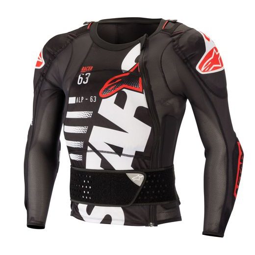 CHRÁNIČ TĚLA SEQUENCE PROTECTION, DLOUHÝ RUKÁV, ALPINESTARS (ČERNÁ/BÍLÁ/ČERVENÁ) 2024