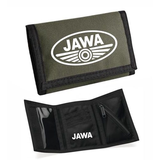 MOTO PENĚŽENKA S MOTIVEM JAWA - KHAKI