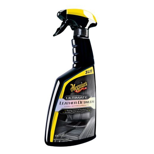 MEGUIAR'S ULTIMATE LEATHER DETAILER - PŘÍPRAVEK PRO KOMPLETNÍ ÚDRŽBU O KOŽENÉ POVRCHY, 473 ML