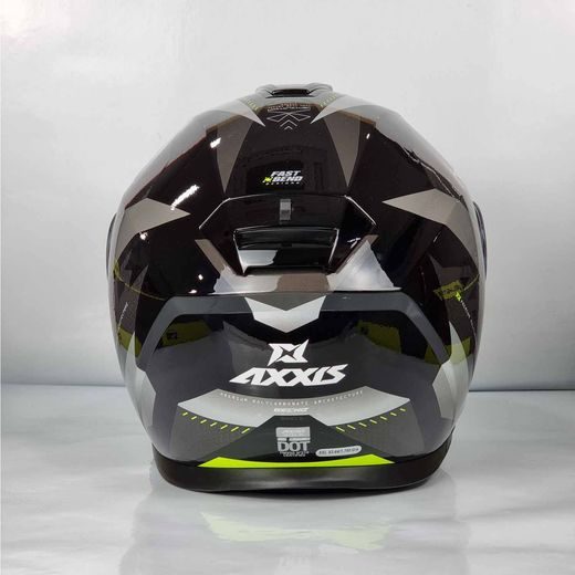 VÝKLOPNÁ HELMA AXXIS GECKO SV SHIELD LESKLÁ ŠEDÁ