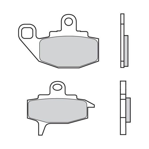 BRZDOVÉ DESTIČKY BREMBO 07KA10TT