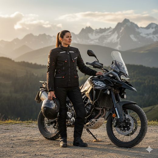 DÁMSKÁ BUNDA NA MOTORKU CLOVER SAVANA WP BLACK