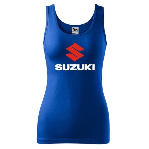 DÁMSKÉ TÍLKO S MOTIVEM SUZUKI - KRÁLOVSKY MODRÉ
