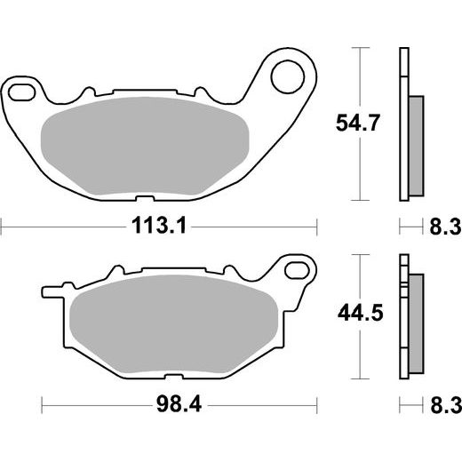 BRZDOVÉ DESTIČKY BREMBO 07YA52SA