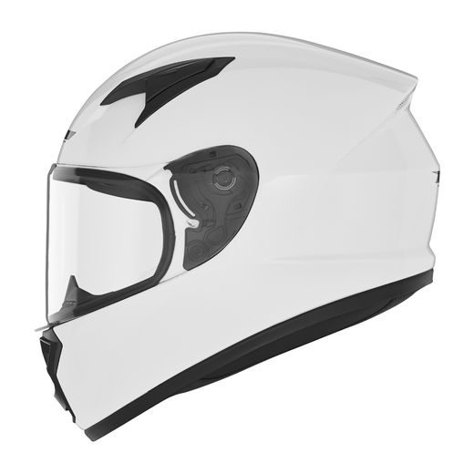 DĚTSKÁ PŘILBA NA MOTORKU NOX N731 KID BÍLÁ LESKLÁ