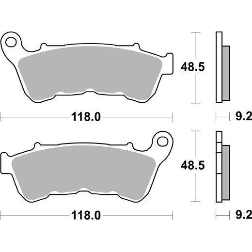 BRZDOVÉ DESTIČKY BREMBO 07HD22SA