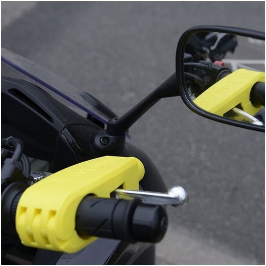 ZÁMEK BRZDOVÉ PÁČKY OXFORD LEVER LOCK - ŽLUTÝ LK301