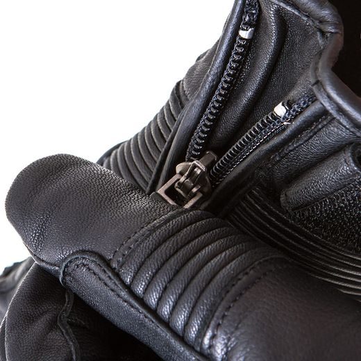 WOLF MODI BLACK KOŽENÉ RUKAVICE NA MOTORKU