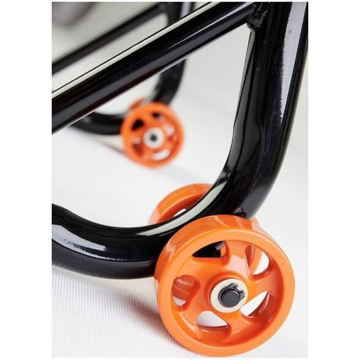 SADA 2 MOTOCYKLOVÝCH STOJANŮ BIKETEC PŘEDNÍ A ZADNÍ TYP-L