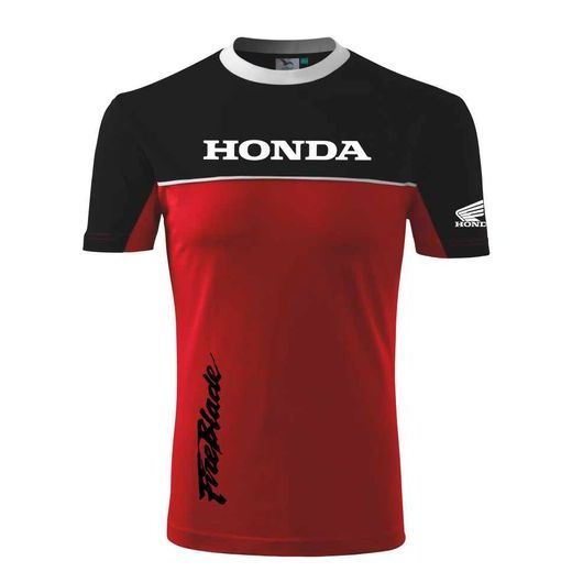 PÁNSKÉ TRIKO S MOTIVEM HONDA FIREBLADE ČERNÁ/ČERVENÁ