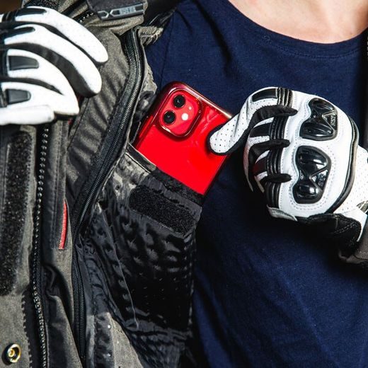 DÁMSKÁ BUNDA NA MOTORKU IXS PACORA-ST X55045 ČERNO-ŠEDÁ