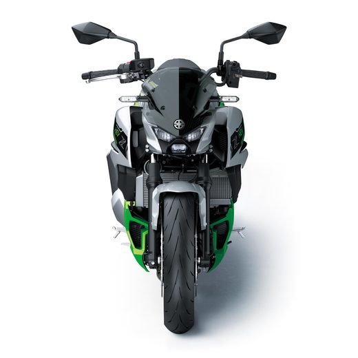 KAWASAKI Z7 HYBRID METALLIC BRIGHT SILVER 2024