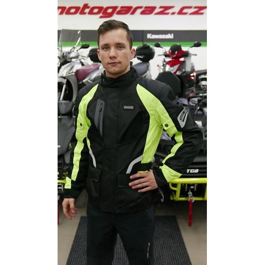 BUNDA NA MOTORKU NERVE SPARK BLACK/NEON