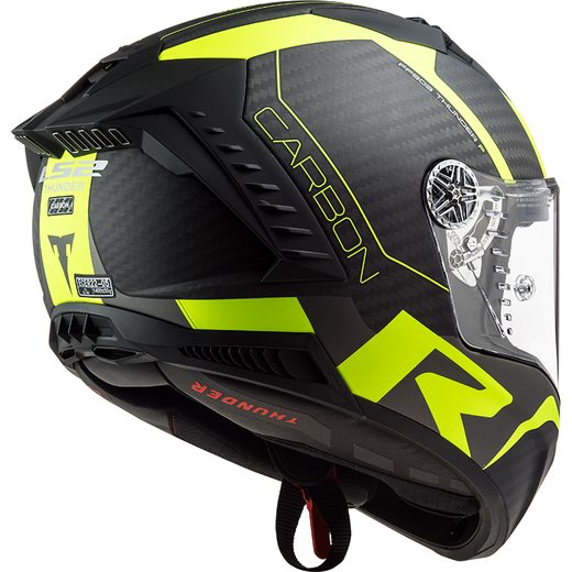 LS2 FF805 THUNDER C RACING1 MATT H-V YELLOW