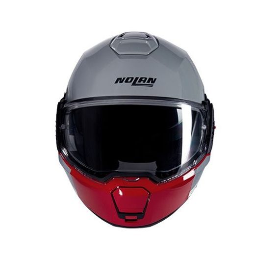 MOTO HELMA NOLAN N120-1 GRAFO GREY/RED N-COM 349