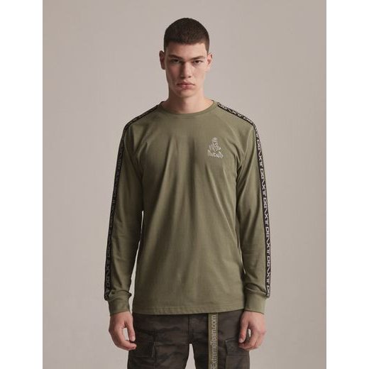 DIVERSE EXTREME TEAM - DAKAR RALLY TRIČKO S DLOUHÝM RUKÁVEM LG STRAP KHAKI