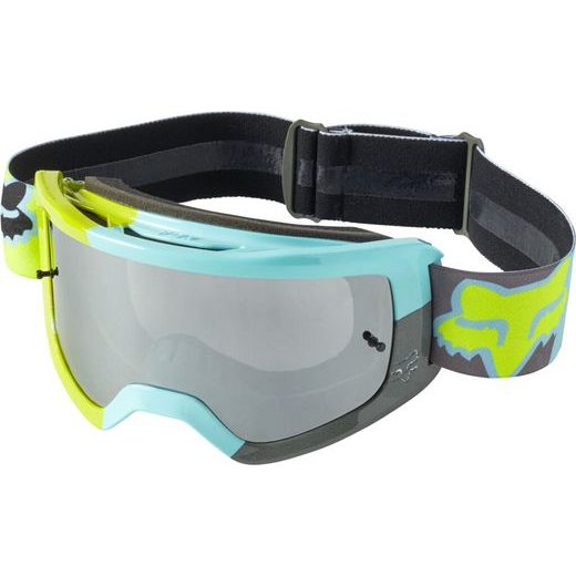 FOX YTH MAIN TRICE GOGGLE - OS, TEAL MX22