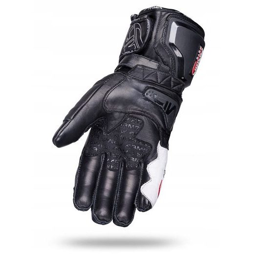 WOLF RAIDEN WHITE KOŽENÉ SPORTOVNÍ RUKAVICE NA MOTORKU