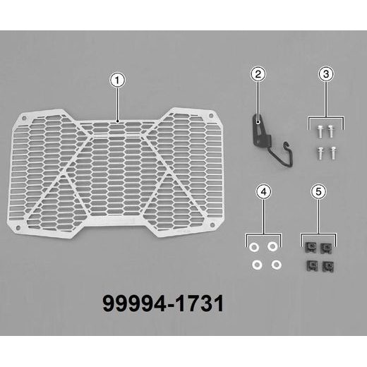 NEREZOVÝ KRYT CHLADIČE PRO KAWASAKI NINJA 650