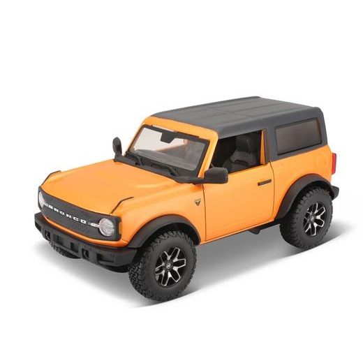 MAISTO - 2021 FORD BRONCO, MET. ORANŽOVÁ, 1:24