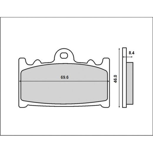 BRZDOVÉ DESTIČKY BRENTA FT 3062