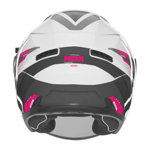 OTEVŘENÁ HELMA SE SLUNEČNÍ CLONOU NOX N130 MYST RŮŽOVÁ