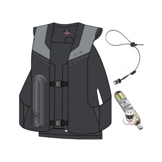 AIRBAGOVÁ VESTA HIT-AIR MLV 2 ČERNO-ŠEDÁ