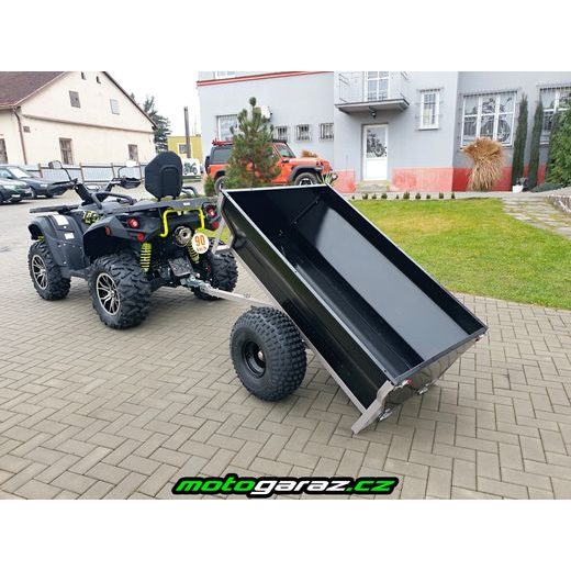 SHARK WOOD 550, VOZÍK ZA ČTYŘKOLKU ČERNÝ