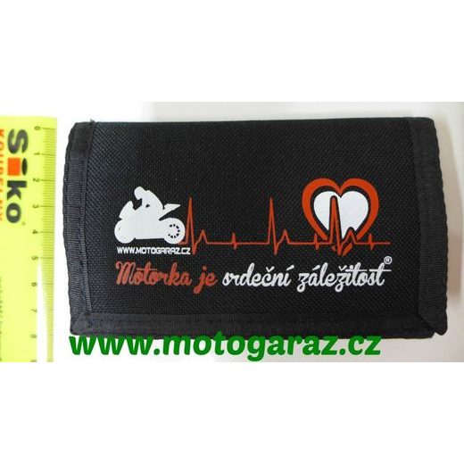 PENĚŽENKA MOTORKA JE SRDEČNÍ ZÁLEŽITOST - ČERNÁ