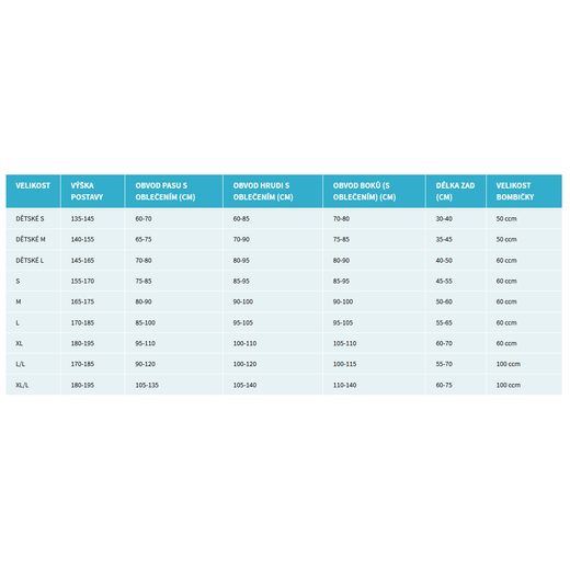 AIRBAGOVÁ VESTA HELITE AIRNEST BAREVNÉ PROVEDENÍ
