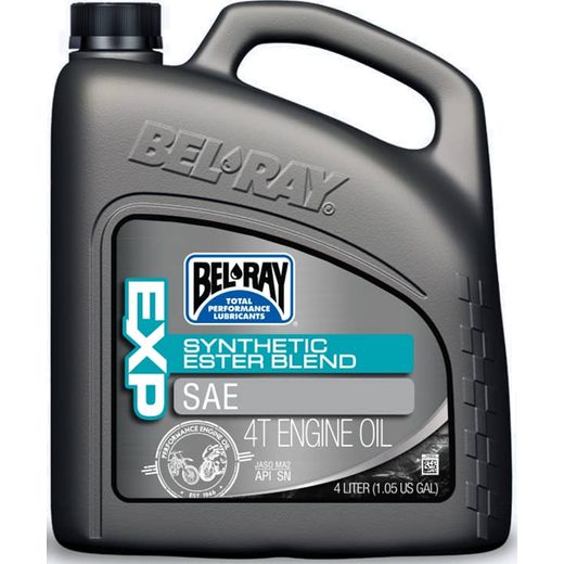 MOTOROVÝ OLEJ BEL-RAY EXP SYNTHETIC ESTER BLEND 4T 10W-40 4 L