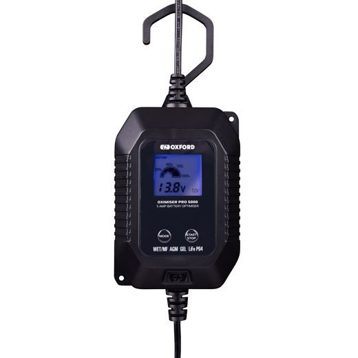 MOTO NABÍJEČKA OXIMISER PRO 5000, OXFORD (5A, 12V, 40-120AH)