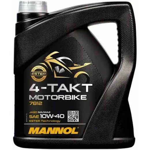 MANNOL 4T MOTORBIKE 4 LITRY 10W40 MA2 MOTOCYKLOVÝ OLEJ ESTER + MA2