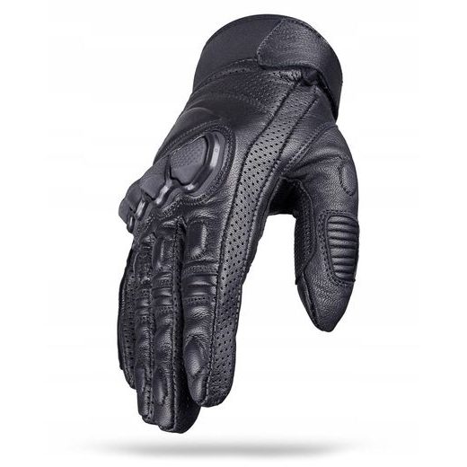 WOLF STILO BLACK KOŽENÉ RUKAVICE NA MOTORKU