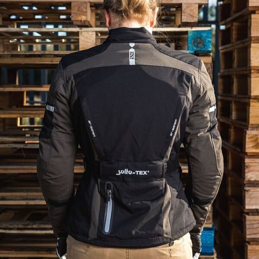 DÁMSKÁ BUNDA NA MOTORKU IXS PACORA-ST X55045 ČERNO-ŠEDÁ