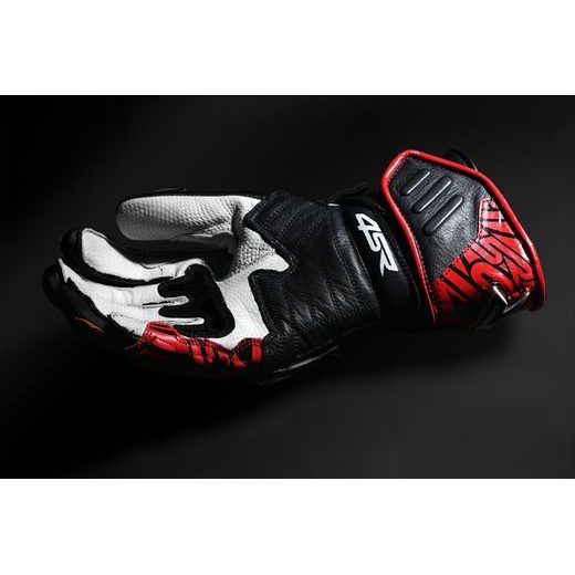 ZÁVODNÍ RUKAVICE NA MOTORKU 4SR RR ARAMID CORE RED
